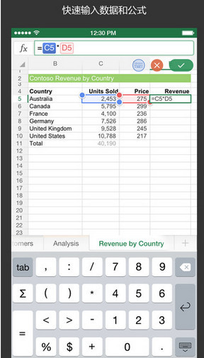 Microsoft Excel手机苹果版