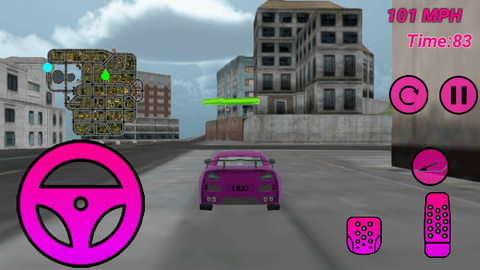 粉色城市汽车安卓版