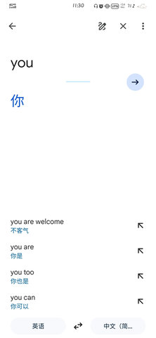 google translate翻译App