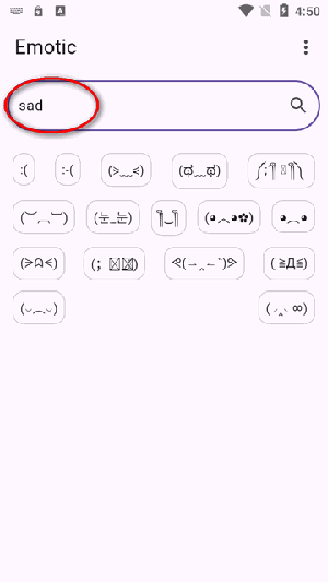 Emotic颜文字表情包app