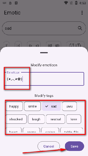 Emotic颜文字表情包app