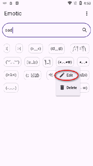 Emotic颜文字表情包app