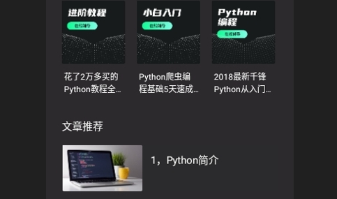 python编程教程手机版