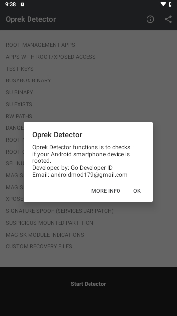Oprek Detector