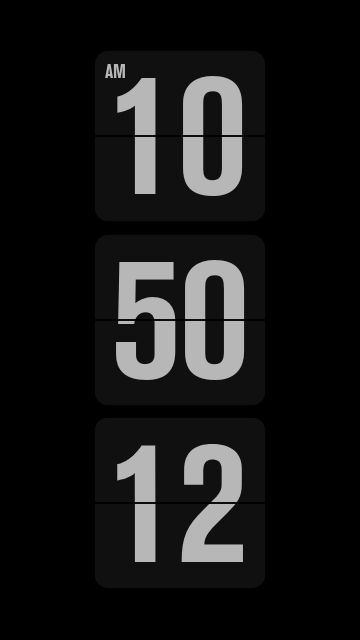 Flipy翻页时钟APP