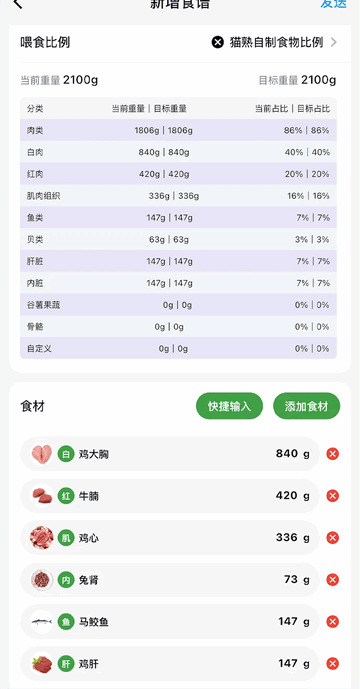 喵喵食谱专业版