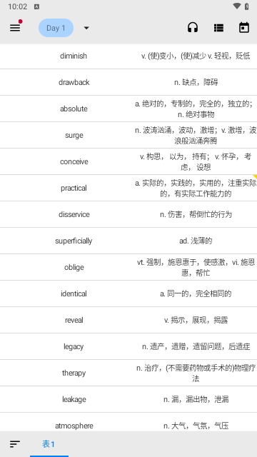 表格背单词2025最新版