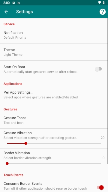 GMD Gestures