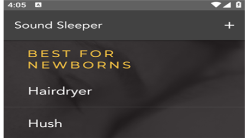 SoundSleeper婴儿白噪音软件